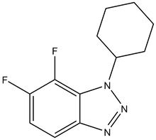 1-Cyclohexyl-6,7-difluoro-1,2,3-benzotriazole 