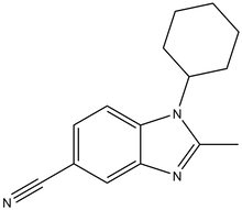 1-Cyclohexyl-2-methyl-1,3-benzodiazole-5-carbonitrile 