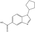 1-Cyclopentyl-1,3-benzodiazole-5-carboxylic acid 