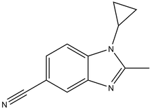 1-Cyclopropyl-2-methyl-1,3-benzodiazole-5-carbonitrile 