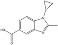 1-Cyclopropyl-2-methyl-1,3-benzodiazole-5-carboxylic acid 