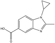 1-Cyclopropyl-2-methyl-1,3-benzodiazole-5-carboxylic acid 