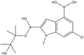 6-Chloro-1-methylindole-2,4-diboronic acid pinacol ester 