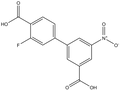 3-(4-Carboxy-3-fluorophenyl)-5-nitrobenzoic acid 