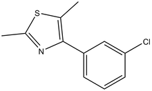 4-(3-Chlorophenyl)-2,5-dimethylthiazole 