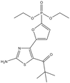 Diethyl 5-(2-amino-5-t-butylcarbonylthiazol-4-yl)furan-2-phosphonate 