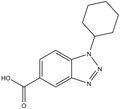 1-Cyclohexyl-1,2,3-benzotriazole-5-carboxylic acid 