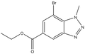 Ethyl 7-bromo-1-methyl-1,2,3-benzotriazole-5-carboxylate 