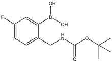 2-BOC-aminomethyl-5-fluorophenylboronic acid 