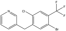2-Bromo-5-chloro-4-(pyridin-3-ylmethyl)benzotrifluoride 