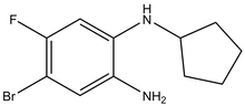 4-Bromo-1-N-cyclopentyl-5-fluorobenzene-1,2-diamine 
