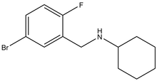 4-Bromo-2-(cyclohexylaminomethyl)-1-fluorobenzene 