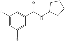 3-Bromo-N-cyclopentyl-5-fluorobenzamide 