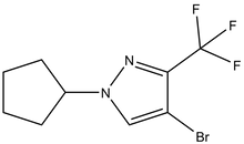 4-Bromo-1-cyclopentyl-3-(trifluoromethyl)pyrazole 