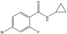 4-Bromo-N-cyclopropyl-2-fluorobenzamide 
