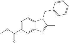 Methyl 1-benzyl-2-methyl-1,3-benzodiazole-5-carboxylate 