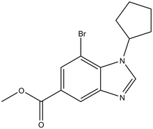 Methyl 7-bromo-1-cyclopentyl-1,3-benzodiazole-5-carboxylate 