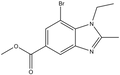 Methyl 7-bromo-1-ethyl-2-methyl-1,3-benzodiazole-5-carboxylate 