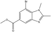 Methyl 7-bromo-1,2-dimethylbenzodiazole-5-carboxylate 