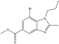 Methyl 7-bromo-2-methyl-1-propyl-1,3-benzodiazole-5-carboxylate 
