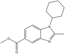 Methyl 1-cyclohexyl-2-methyl-1,3-benzodiazole-5-carboxylate 