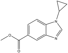 Methyl 1-cyclopropylbenzimidazole-5-carboxylate 