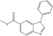 Methyl 1-phenylbenzoimidazole-6-carboxylate 