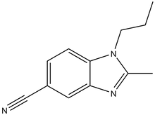 2-Methyl-1-propyl-1,3-benzodiazole-5-carbonitrile 