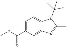 Methyl 1-tert-butyl-2-methyl-1,3-benzodiazole-5-carboxylate 
