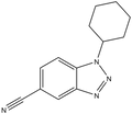 1-Cyclohexyl-1,2,3-benzotriazole-5-carbonitrile 