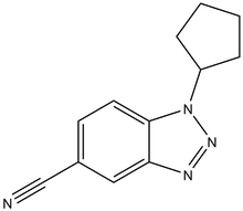 1-Cyclopentyl-1,2,3-benzotriazole-5-carbonitrile