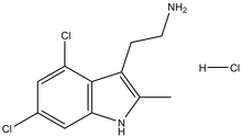 2-(4,6-Dichloro-2-methyl-1h-indol-3-yl)ethanamine HCl 