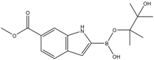 6-Methoxycarbonylindole-2-boronic acid pinacol ester 