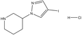 3-(4-Iodopyrazol-1-yl)piperidine HCl 