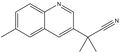 2-Methyl-2-(6-methylquinolin-3-yl)propanenitrile 