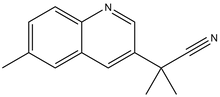 2-Methyl-2-(6-methylquinolin-3-yl)propanenitrile 