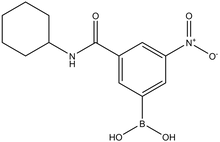 3-(Cyclohexylaminocarbonyl)-5-nitrophenylboronic acid 