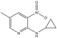 2-Cyclopropylamino-5-methyl-3-nitropyridine 