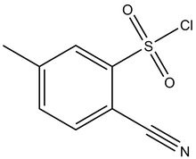 2-Cyano-5-methylbenzenesulfonyl chloride 