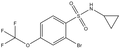 N-Cyclopropyl 2-bromo-4-trifluoromethoxybenzenesulfonamide 