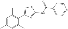 N-[4-(2,4,6-Trimethylphenyl)-2-thiazolyl]-4-pyridinecarboxamide 