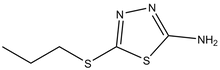 5-(Propylsulfanyl)-1,3,4-thiadiazol-2-amine 