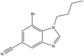 7-Bromo-1-butyl-1,3-benzodiazole-5-carbonitrile 
