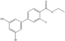 3-Bromo-5-[4-(ethoxycarbonyl)-3-fluorophenyl]phenol 