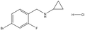 N-(4-Bromo-2-fluorobenzyl)cyclopropanamine HCl 
