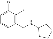 1-Bromo-2-fluoro-3-(cyclopentylaminomethyl)benzene 