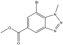 Methyl 7-bromo-1-methyl-1,2,3-benzotriazole-5-carboxylate 