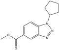 Methyl 1-cyclopentyl-1,2,3-benzotriazole-5-carboxylate 
