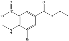 Ethyl 3-bromo-4-(methylamino)-5-nitrobenzoate 