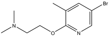 5-Bromo-2-[2-(N,N-dimethylamino)ethoxy]-3-picoline 